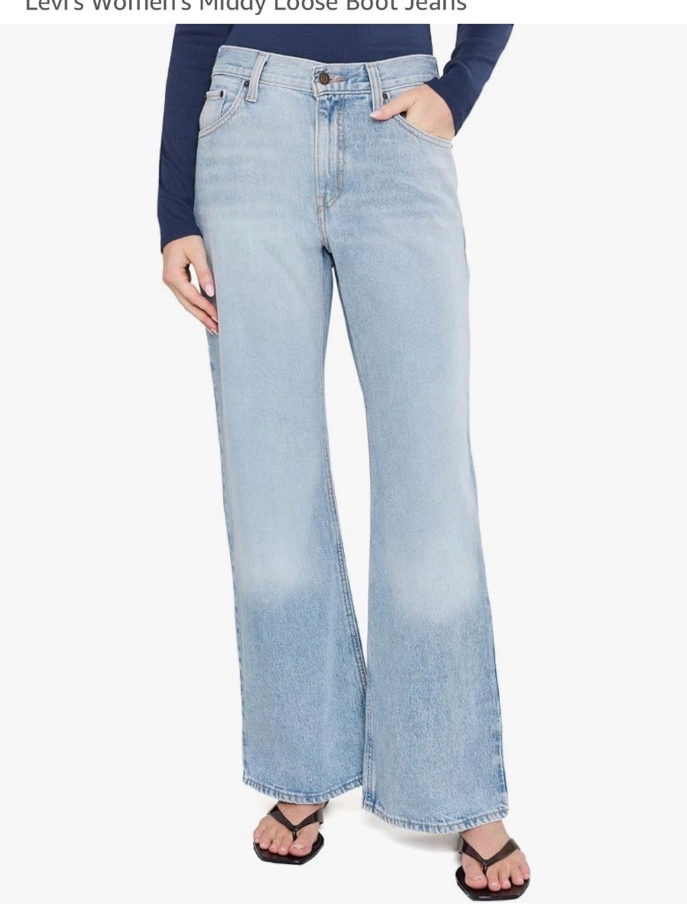 Levis Middy Loose boot Jeans for Women